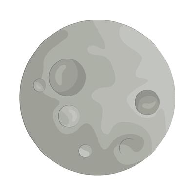 Illustration of moon