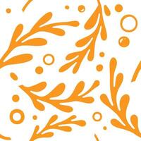 Illustration of an abstract leaf ornament vector
