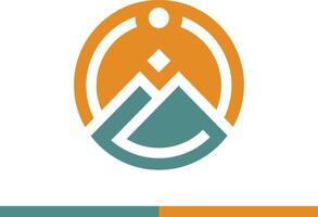 a logo for the letter c is on the white background. robotics logo vector