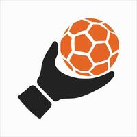 Handball Exercise Graphic Illustration vector