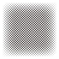Monochrome Square Halftone Gradation On A White Background. vector