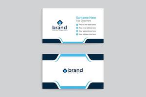 Abstract business card template vector
