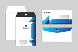 Flat design minimal envelope design vector
