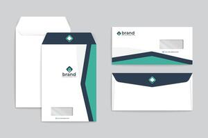 Abstract envelope template vector