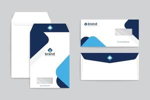 Abstract envelope template vector