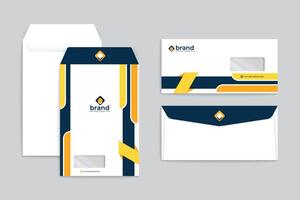Clean minimal envelope template vector