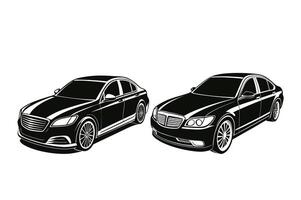 Versatile Sedan Car Easily Modify and Resize for All Your Automotive and Travel Designs vector