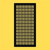 Simple pattern from circle and square for background vector