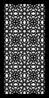 a repeating pattern of a combination of circles, lines, and squares that can be used for room partitions vector
