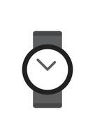 simple watch icon for design. simple watch design vector