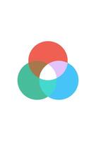 rgb color symbol icon for design vector