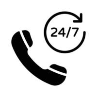 Enhance communication with this call services icon for customer support vector