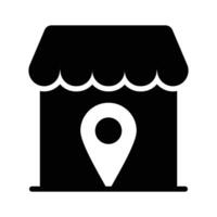 Pinpoint your store for easy access, ready to use icon vector