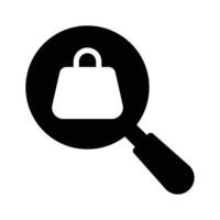 Locate stores easily with this finding shop icon for quick access vector