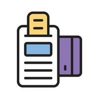 Debit machine icon for processing card payments and transactions vector