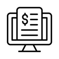 With this receipt icon manage transactions for clear purchase records vector