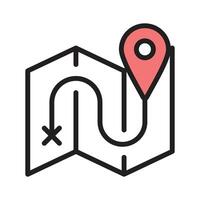 Navigate easily for clear location guidance, ready to use icon vector