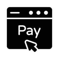 Shows online payments and digital transactions, ready to use icon vector