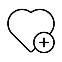 Wishlist icon used for saving items or desired purchases vector