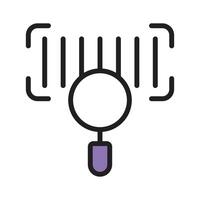Scan items quickly with this barcode scanner icon for efficiency vector