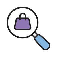 Locate stores easily with this finding shop icon for quick access vector