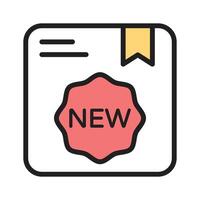 Highlight fresh inventory with this new arrival icon for updates vector
