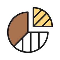 Visualize data clearly with this pie chart icon for easy analysis vector