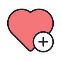 Wishlist icon used for saving items or desired purchases vector