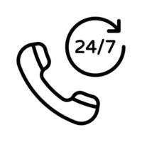 Enhance communication with this call services icon for customer support vector