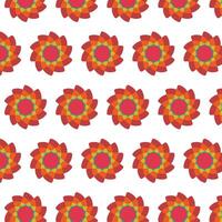Flower type pattern vector