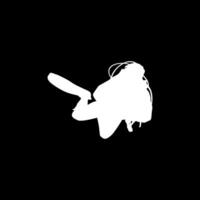 Silhouette of the Diving, Flat style, can use for Logo Gram, Sticker, Pictogram, Website, Apps, Diving Illustration or Graphic Design Element vector