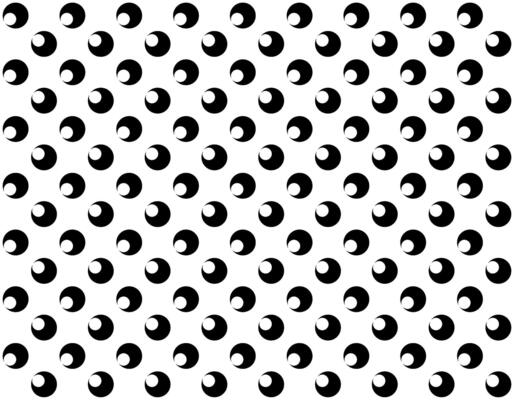 Motif Pattern Created by Deformation of the Circle Shape. Modern and Contemporary Style. Can use for Decoration, Background, Tile, Wallpaper, Wrapping, Fabric, Textile, Carpet, etc