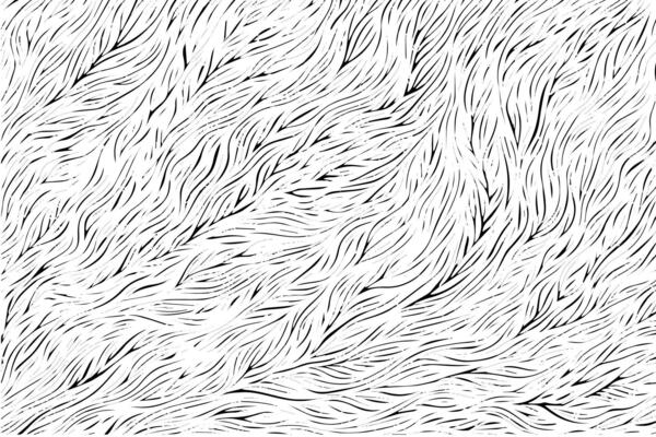 Vintage Fur Pattern Illustration of Abstract Animal Texture.