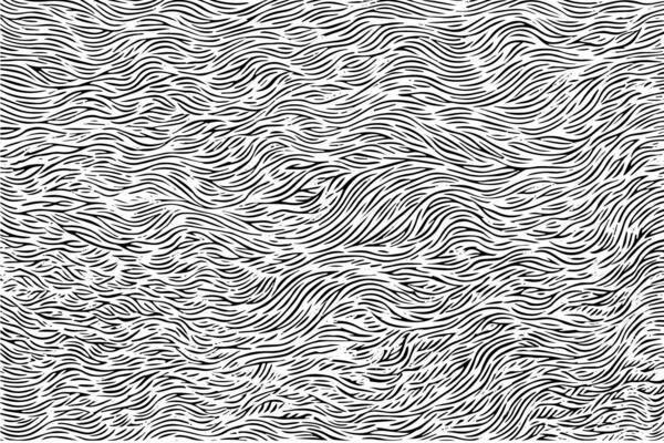 Vintage Fur Pattern Illustration of Abstract Animal Texture.