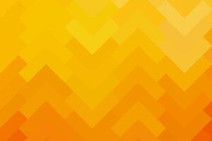 Orange mosaic arrow tile pattern for background. Geometric abstract pixel background. vector