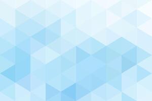 Mosaic soft blue triangle background. Gradient abstract geometric background. Artistic triangle puzzle background. vector