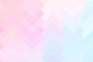 Pastel mosaic arrow tile pattern for background. Geometric abstract pixel background. vector