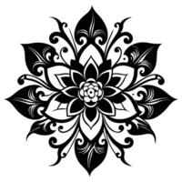 Detailed and Elegant Design Set Against a Clean White Canvas vector