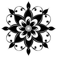 Intricate and Elegant Illustration Set Against a Crisp White Canvas vector