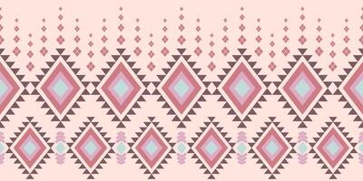 traditional geometric ethnic fabric pattern with ethnic patterns design for textiles, rugs, clothing, sarong, scarf, batik, wrap, embroidery, print, curtain, carpet. vector