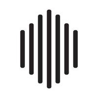 vertical line icon illustration design template vector