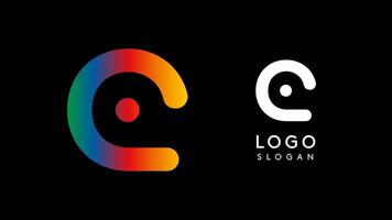 Minimalist geometric letter Q, bold rounded icon style, futuristic cyber logotype for digital tech branding, EDM event, modern science and sci-fi technology identity. illustration vector