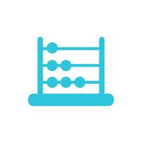 Count icon. Isolated on white background. From blue icon set. vector