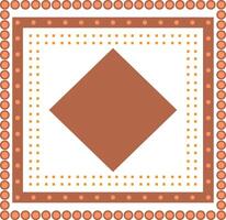 vintage decorative element. oriental pattern, illustration. coloring book page. abstract geometric pattern vector