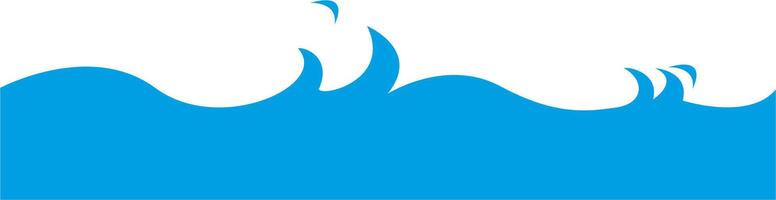 blue water wave background vector