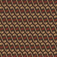 Modern Classic Batik Parang Pattern, This parang batik has a distinctive pattern and is easy to recognize. It looks like an S graph which is slanted lengthwise. vector