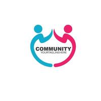 Community, network and social icon design vector