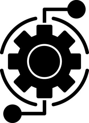 Business Automation Glyph Icon