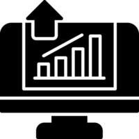 Growth Hacking Glyph Icon vector