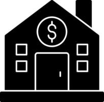 Cost Of Living Glyph Icon vector